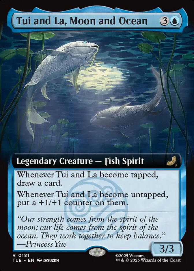 Tui and La, Moon and Ocean 181/317 (Avatar: The Last Airbender: Eternal-Legal)  - Extended Art Foil | Good Games Modbury