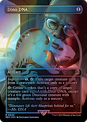 Dino DNA 45/26 (Universes Beyond: Jurassic World Collection)  - Borderless Emblem Foil | Good Games Modbury