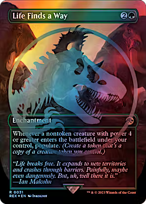 Life Finds a Way 31/26 (Universes Beyond: Jurassic World Collection)  - Borderless Emblem Foil | Good Games Modbury