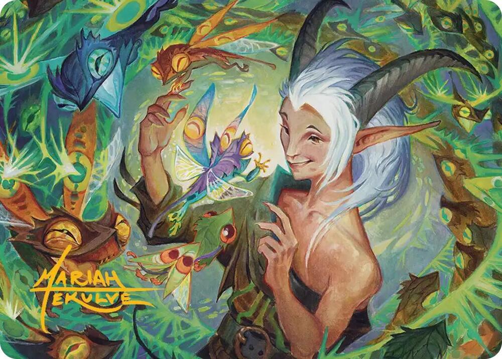 Lumarets Favor Art Card Gold Stamped Signature 16 (Art Series: Secrets of Strixhaven)  | Good Games Modbury