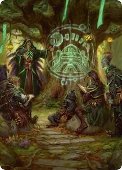 Sylvan Library Art Card 42 (Art Series: Secrets of Strixhaven)  | Good Games Modbury