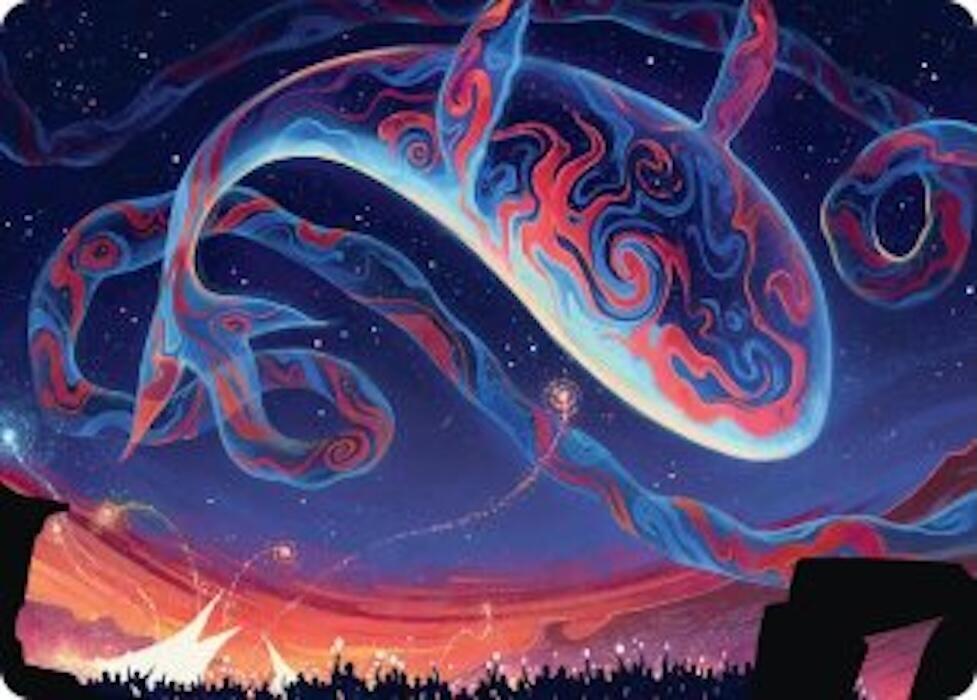 Spectacular Skywhale Art Card 24 (Art Series: Secrets of Strixhaven)  | Good Games Modbury