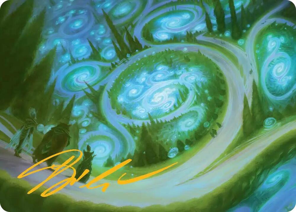 Mathemagics Art Card Gold Stamped Signature 8 (Art Series: Secrets of Strixhaven)  | Good Games Modbury