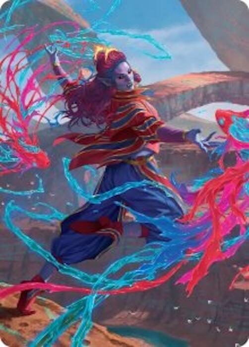 Rootha Mastering the Moment Art Card 34 (Art Series: Secrets of Strixhaven)  | Good Games Modbury