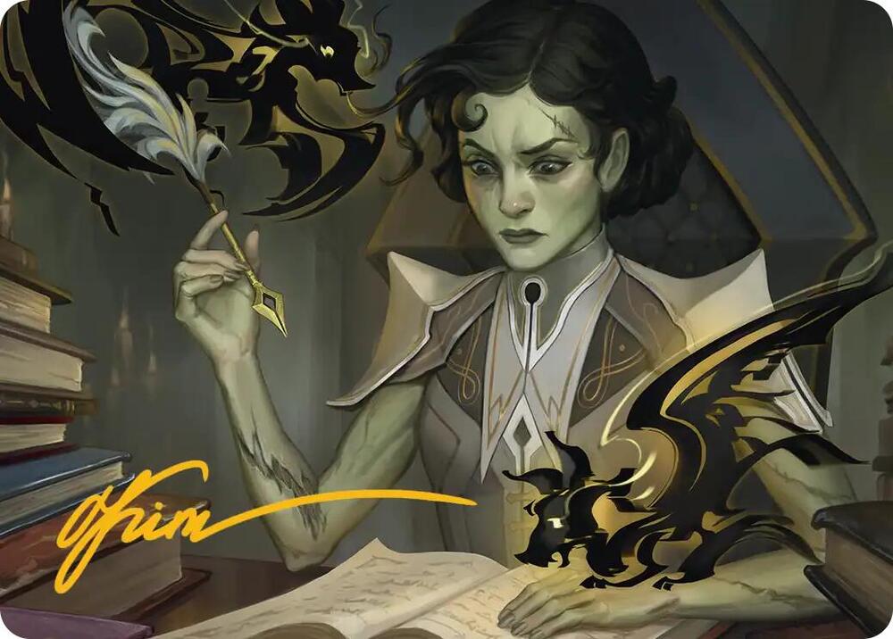 Eternal Student Art Card Gold Stamped Signature 11 (Art Series: Secrets of Strixhaven)  | Good Games Modbury