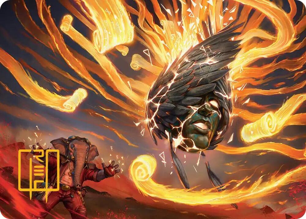 Flashback Art Card Gold Stamped Signature 12 (Art Series: Secrets of Strixhaven)  | Good Games Modbury