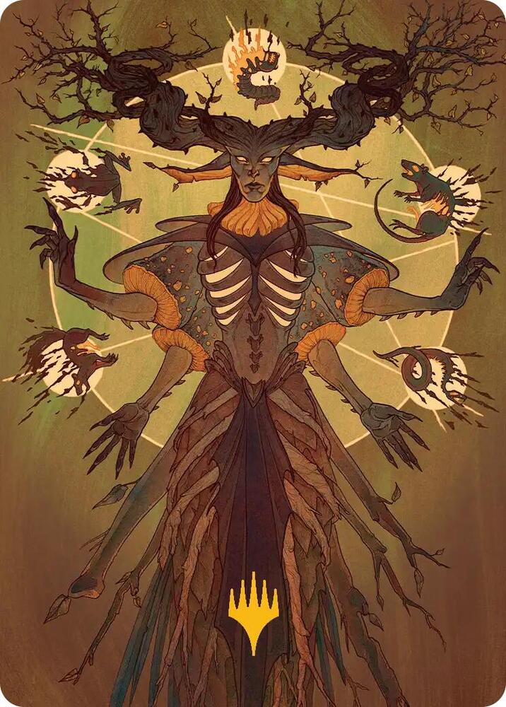 Culling Ritual Art Card Gold Stamped Planeswalker Symbol 48 (Art Series: Secrets of Strixhaven)  | Good Games Modbury