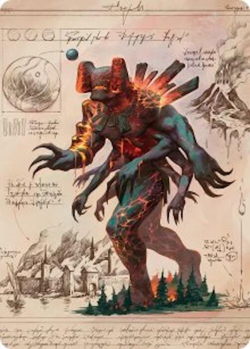 Magmablood Archaic Art Card 31 (Art Series: Secrets of Strixhaven)  | Good Games Modbury