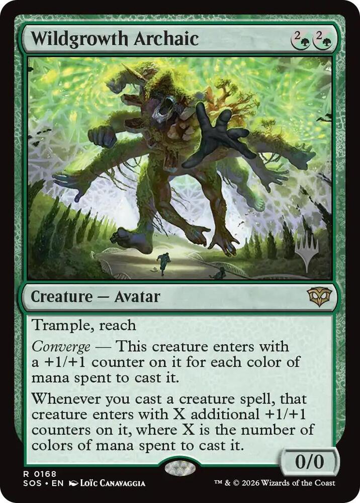 Wildgrowth Archaic 168 (Promo Pack: Secrets of Strixhaven)  - Foil | Good Games Modbury