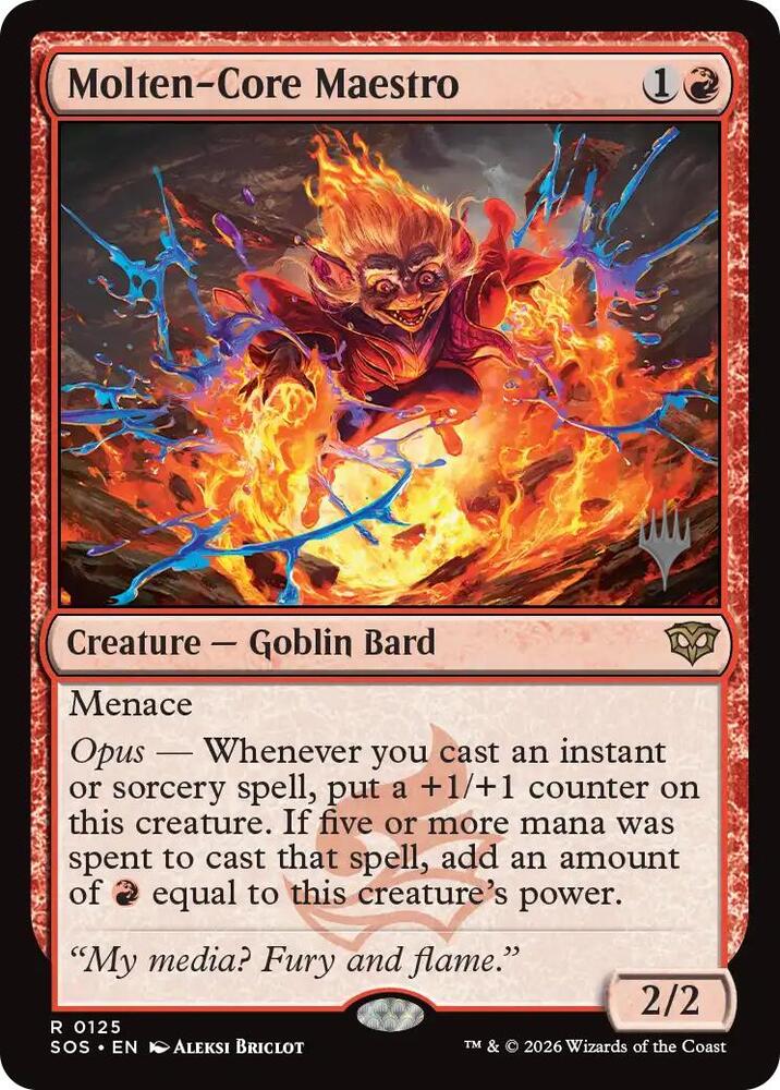 Molten Core Maestro 125 (Promo Pack: Secrets of Strixhaven)  - Foil | Good Games Modbury