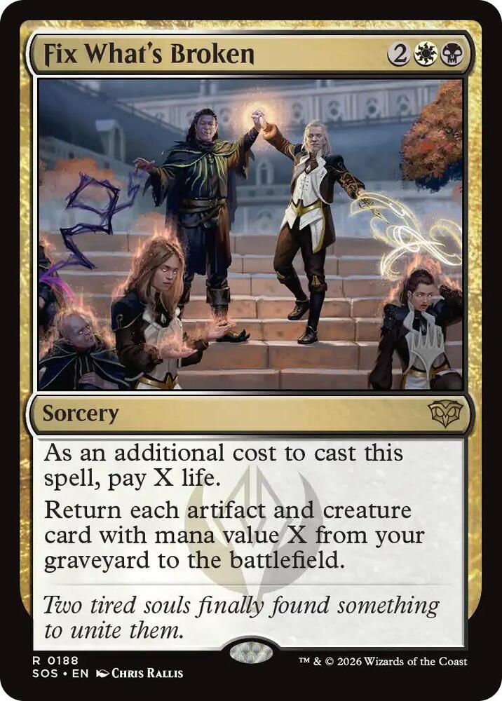 Fix Whats Broken 188 (Promo Pack: Secrets of Strixhaven)  - Foil | Good Games Modbury