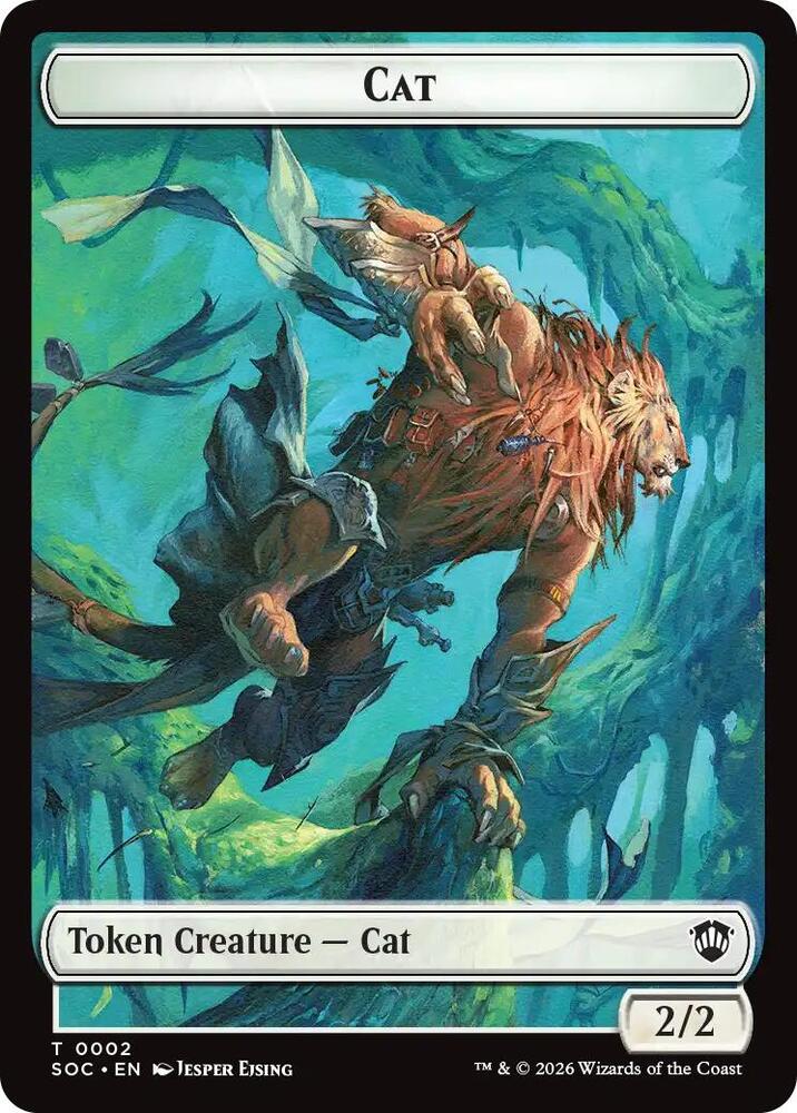 Cat Inkling 0022 Double Sided Token 2 // 22 (Commander: Secrets of Strixhaven)  | Good Games Modbury