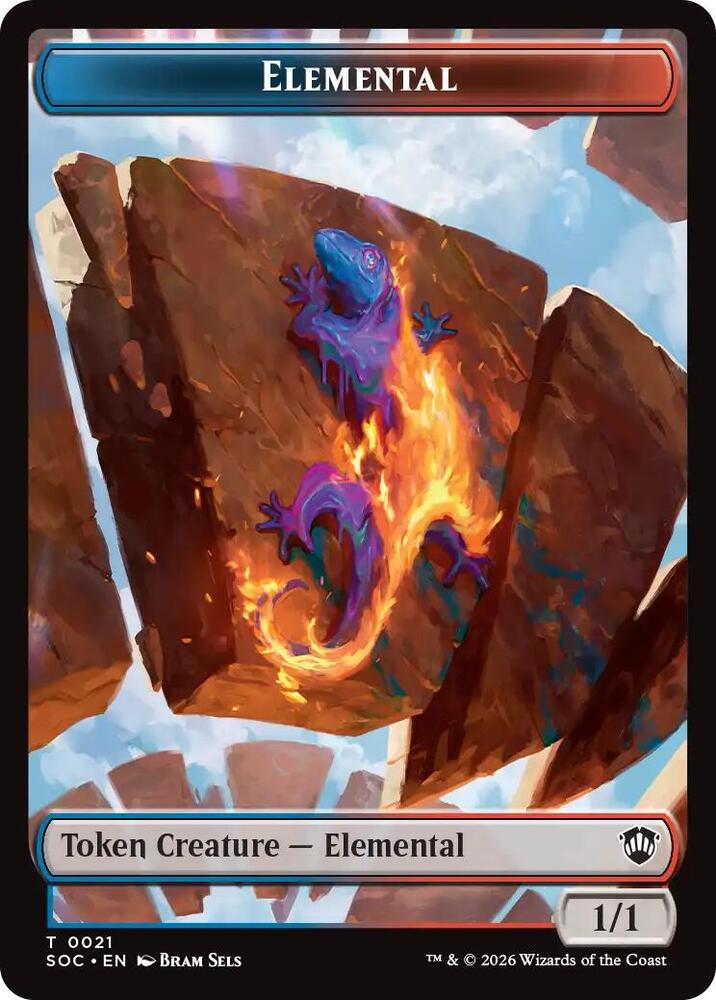 Elemental 0021 Phyrexian Myr Double Sided Token 21 // 8 (Commander: Secrets of Strixhaven)  | Good Games Modbury