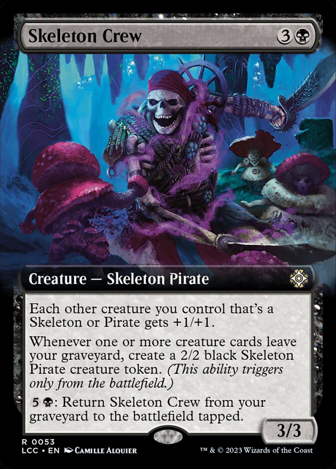 Skeleton Crew 53/370 (Commander: The Lost Caverns of Ixalan)  - Extended Art | Good Games Modbury