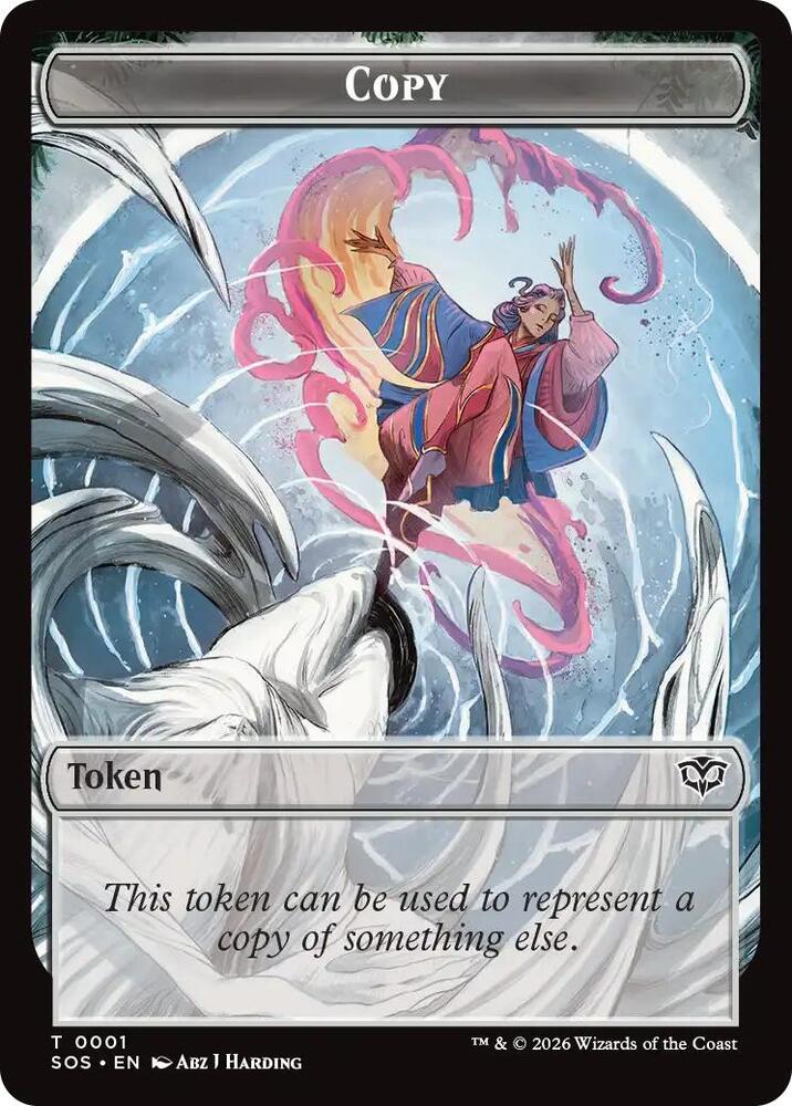 Copy Spirit 0010 Double Sided Token 1 // 10 (Secrets of Strixhaven)  | Good Games Modbury
