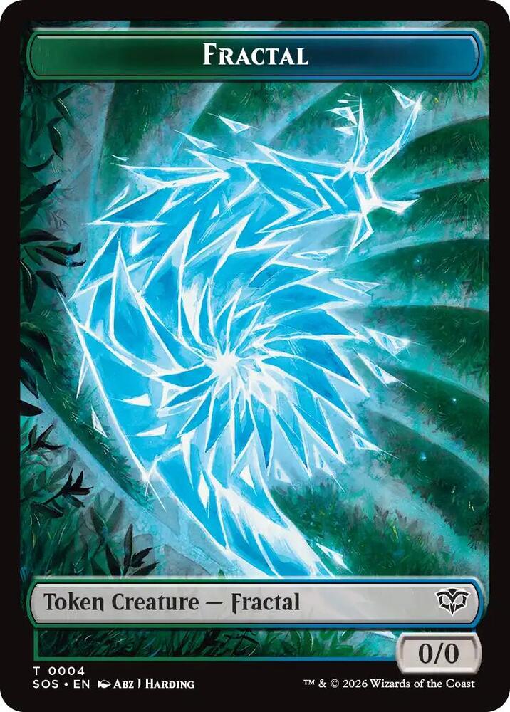 Fractal 0004 Pest 0008 Double Sided Token 4 // 8 (Secrets of Strixhaven)  | Good Games Modbury