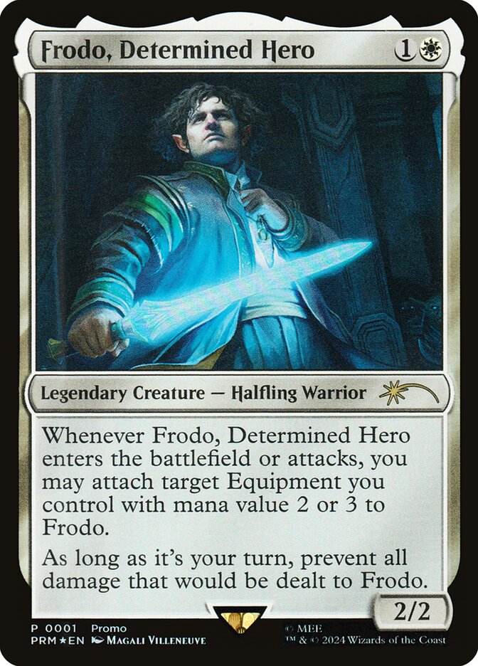 Frodo, Determined Hero 1/4 (Unique and Miscellaneous Promos)  - Foil | Good Games Modbury
