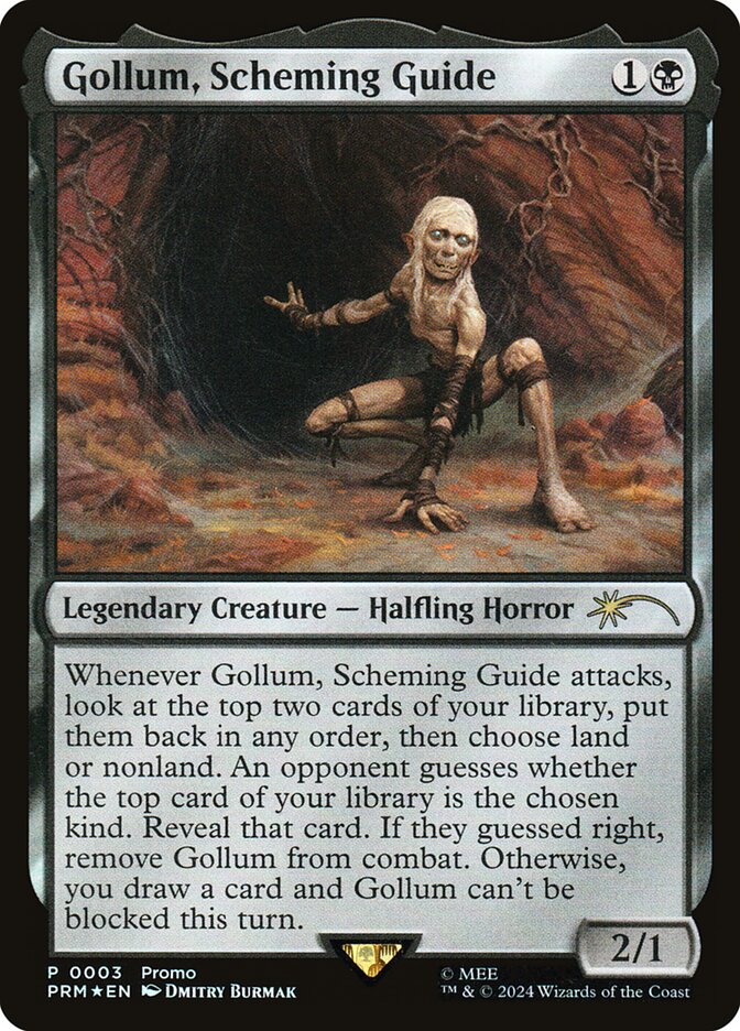 Gollum Scheming Guide 3/4 (Unique and Miscellaneous Promos)  - Foil | Good Games Modbury