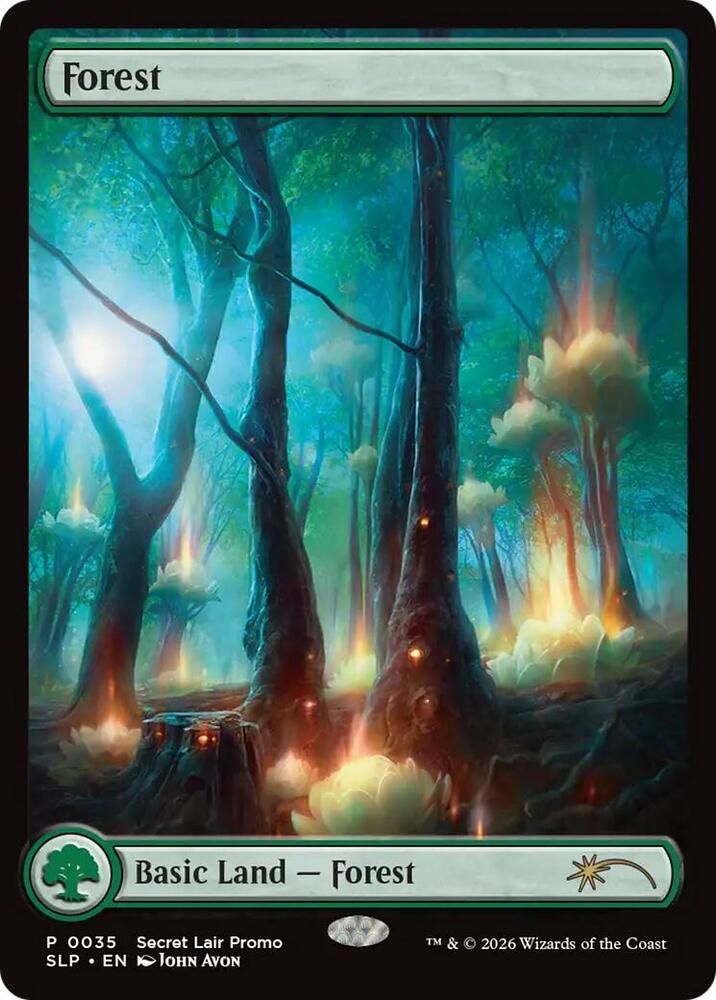Forest 35 (Secret Lair Showdown)  - Full Art | Good Games Modbury