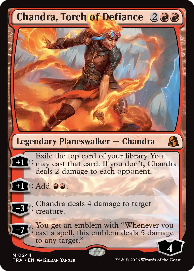 Chandra, Torch of Defiance 244 (Reality Fracture)  | Good Games Modbury