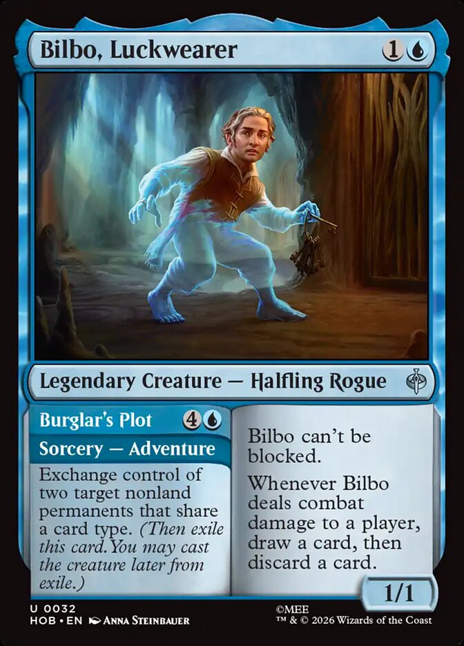 Bilbo, Luckwearer // Burglar's Plot 32 (The Hobbit)  - Foil | Good Games Modbury