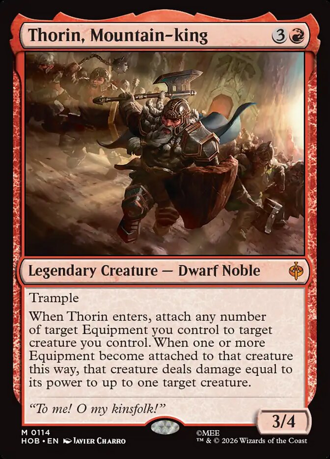 Thorin, Mountain-king 114 (The Hobbit)  - Foil | Good Games Modbury