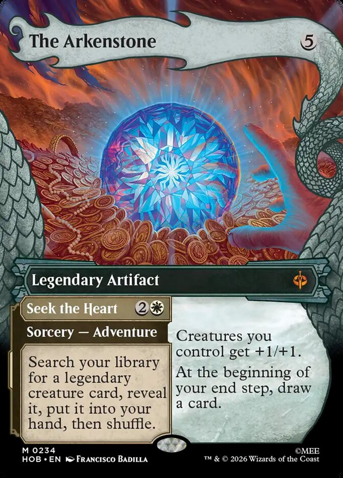 The Arkenstone // Seek the Heart 234 (The Hobbit)  - Showcase Foil | Good Games Modbury