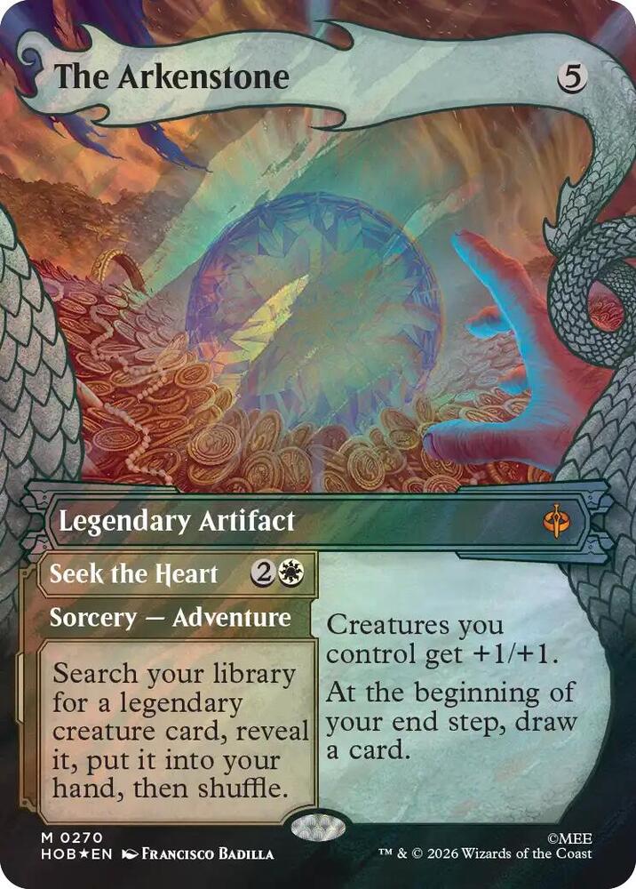 The Arkenstone // Seek the Heart 270 (The Hobbit)  - Showcase Surge Foil | Good Games Modbury