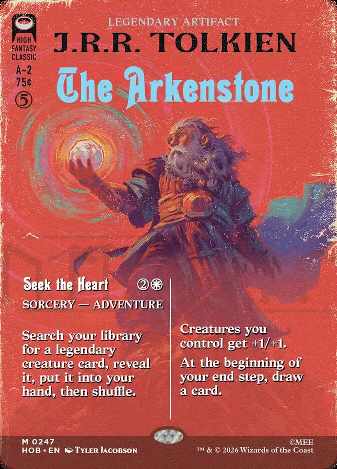 The Arkenstone // Seek the Heart 247 (The Hobbit)  - Borderless Foil | Good Games Modbury