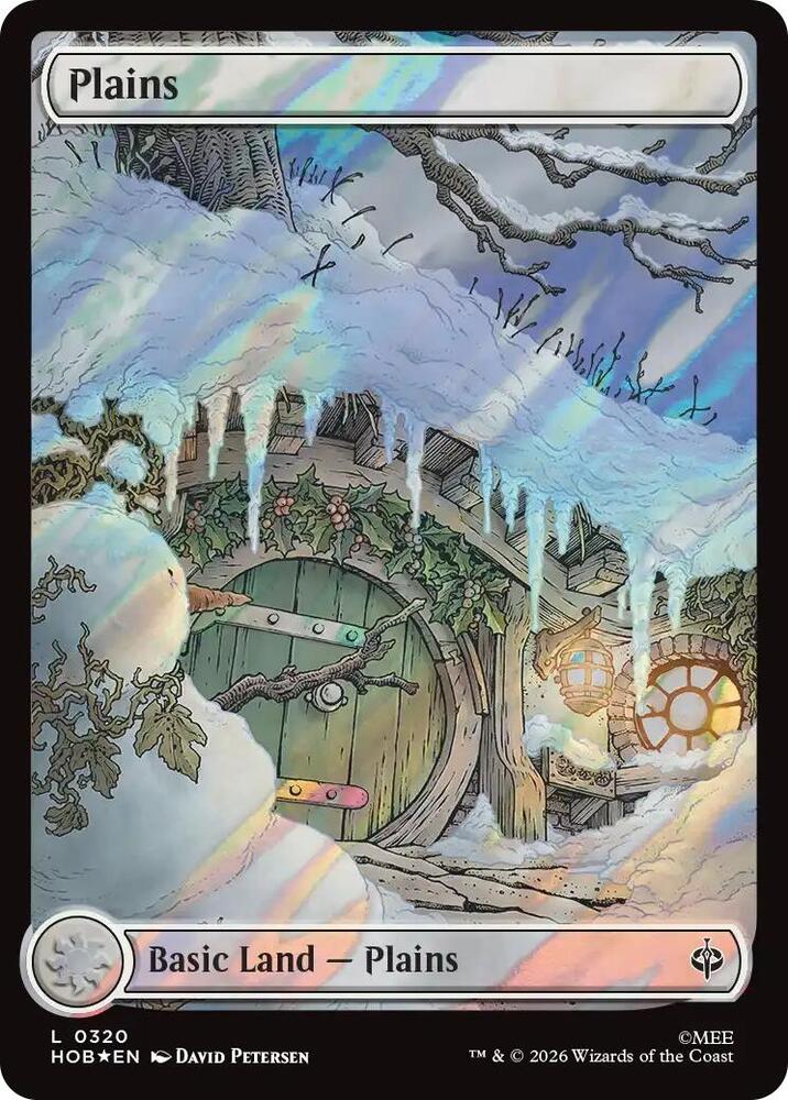 Plains 320 (The Hobbit)  - Full Art Surge Foil | Good Games Modbury