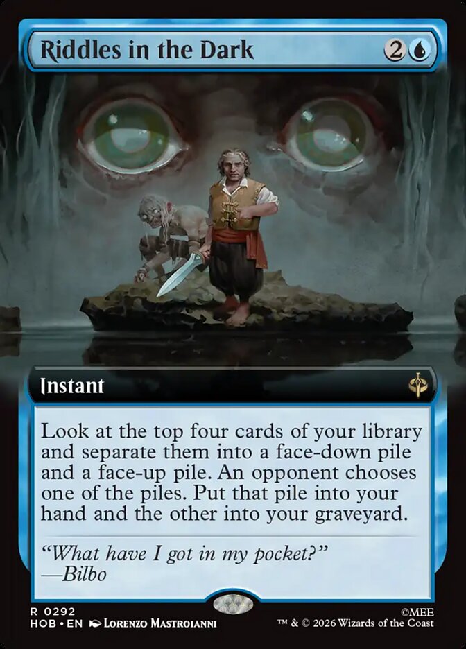 Riddles in the Dark 292 (The Hobbit)  - Extended Art Foil | Good Games Modbury