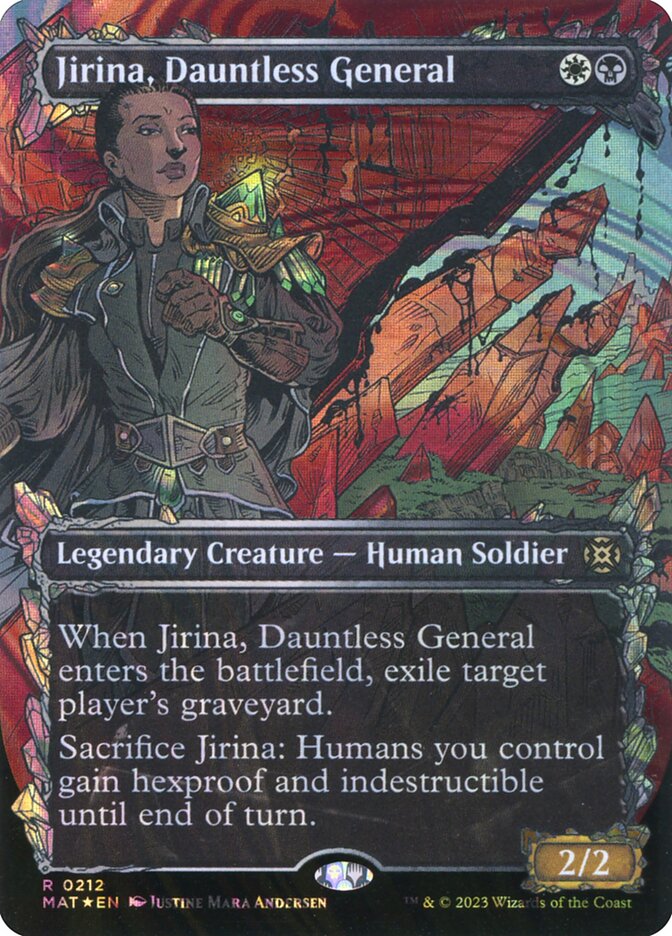 Jirina, Dauntless General 212/50 (March of the Machine: The Aftermath)  - Showcase Halo Foil | Good Games Modbury