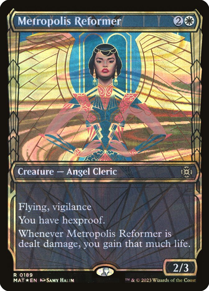 Metropolis Reformer 189/50 (March of the Machine: The Aftermath)  - Showcase Halo Foil | Good Games Modbury