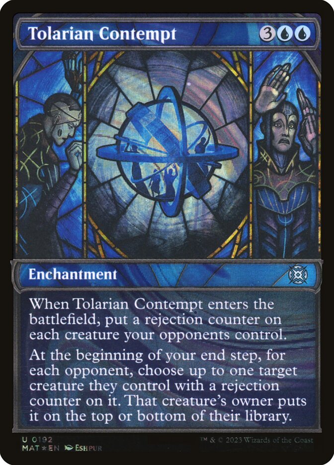 Tolarian Contempt 192/50 (March of the Machine: The Aftermath)  - Showcase Halo Foil | Good Games Modbury
