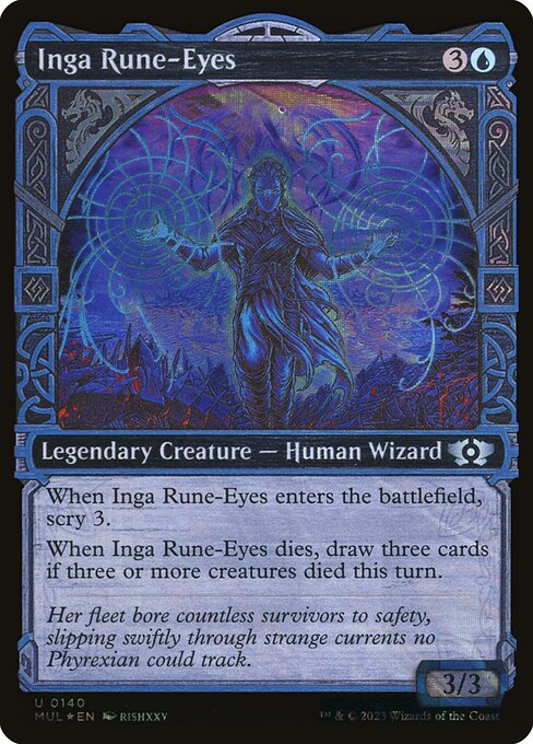 Inga Rune-Eyes 140/65 (March of the Machine: Multiverse Legends)  - Showcase Halo Foil | Good Games Modbury