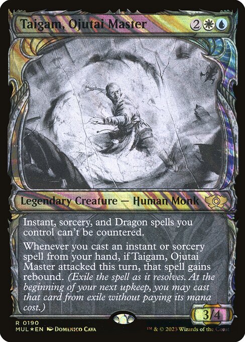 Taigam, Ojutai Master 190 (March of the Machine: Multiverse Legends)  - Showcase Halo Foil | Good Games Modbury