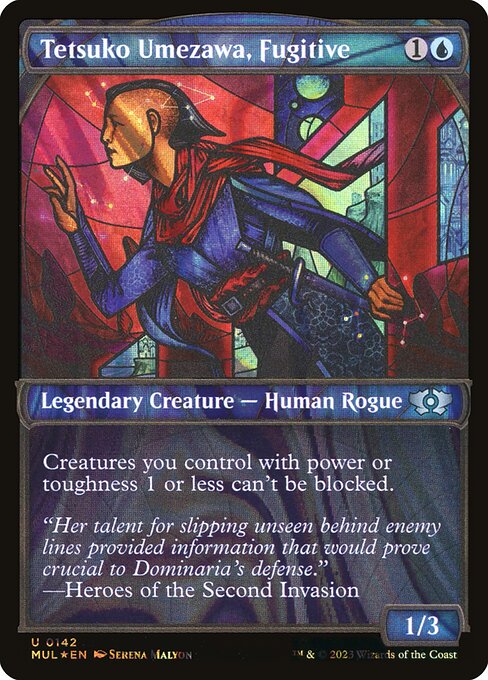 Tetsuko Umezawa, Fugitive 142/65 (March of the Machine: Multiverse Legends)  - Showcase Halo Foil | Good Games Modbury