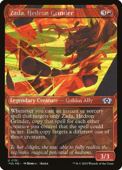 Zada, Hedron Grinder 155 (March of the Machine: Multiverse Legends)  - Showcase Halo Foil | Good Games Modbury