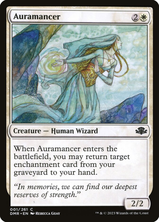 Auramancer 1/261 (Dominaria Remastered)  - Foil | Good Games Modbury