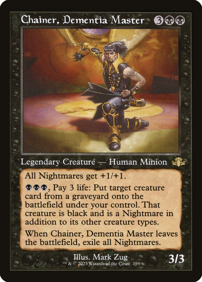 Chainer, Dementia Master 299/261 (Dominaria Remastered)  - Retro Foil | Good Games Modbury