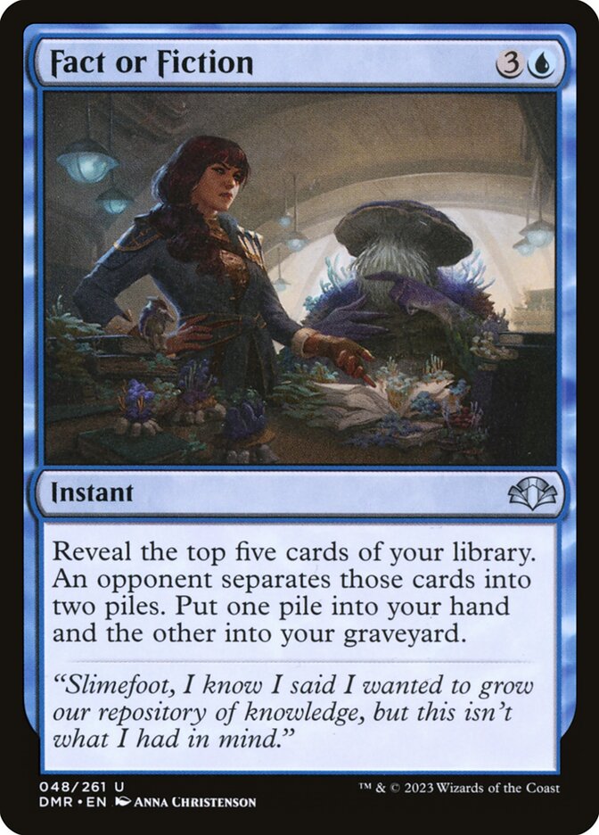 Fact or Fiction 48/261 (Dominaria Remastered)  - Foil | Good Games Modbury