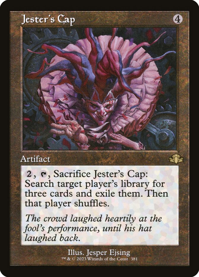 Jester's Cap 381/261 (Dominaria Remastered)  - Retro Foil | Good Games Modbury