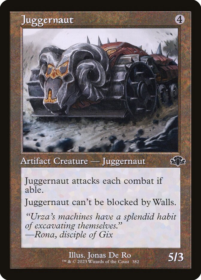 Juggernaut 382/261 (Dominaria Remastered)  - Retro | Good Games Modbury