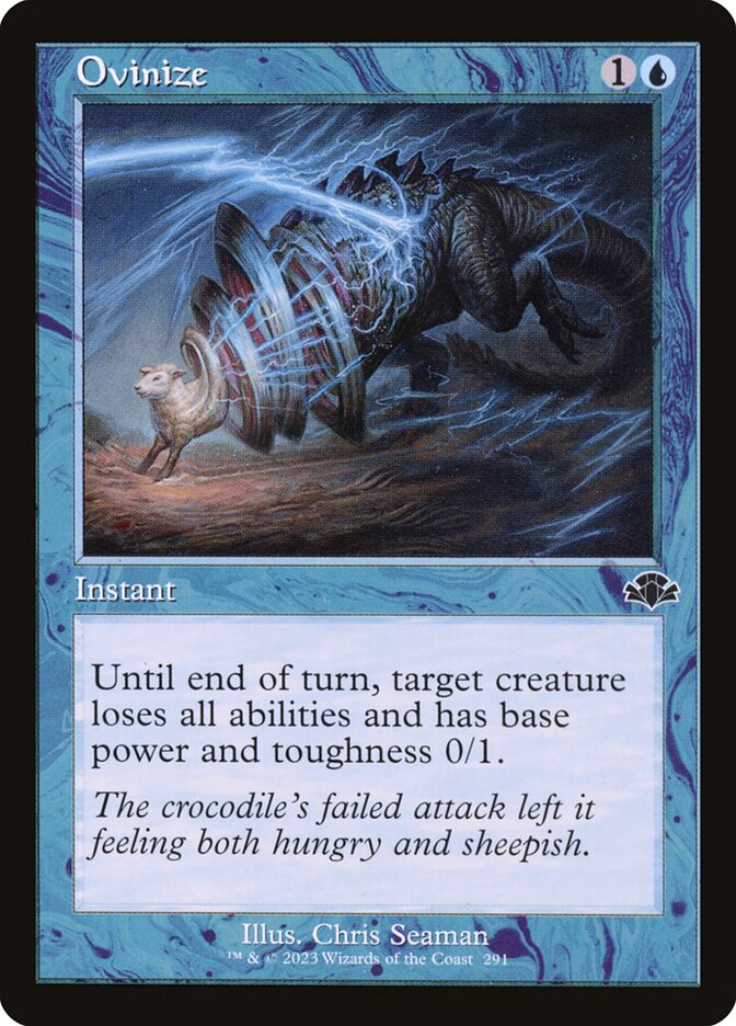 Ovinize 291/261 (Dominaria Remastered)  - Retro Foil | Good Games Modbury