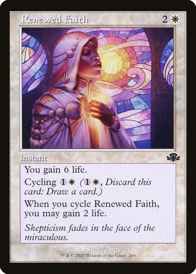 Renewed Faith 269/261 (Dominaria Remastered)  - Retro Foil | Good Games Modbury