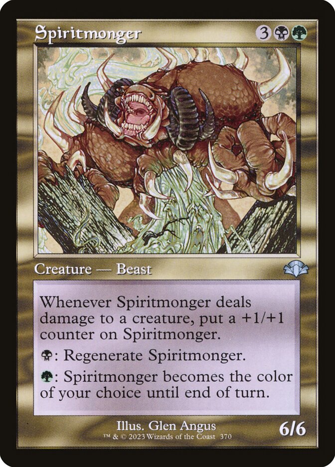 Spiritmonger 370/261 (Dominaria Remastered)  - Retro | Good Games Modbury
