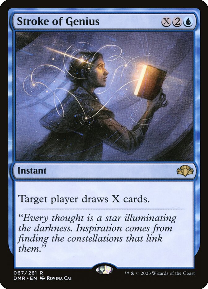 Stroke of Genius 67/261 (Dominaria Remastered)  | Good Games Modbury