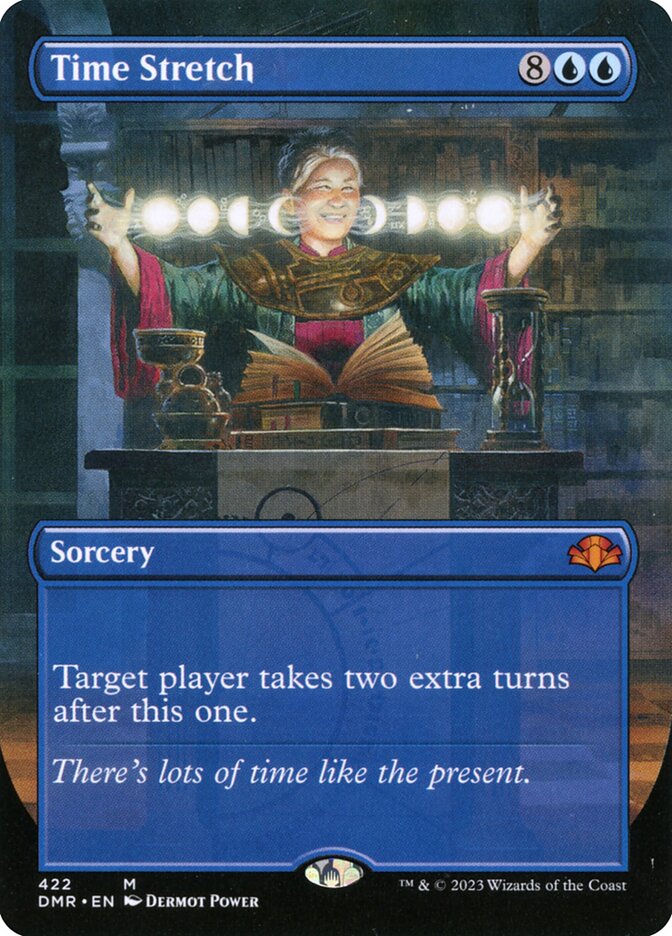 Time Stretch 422/261 (Dominaria Remastered)  - Borderless Foil | Good Games Modbury