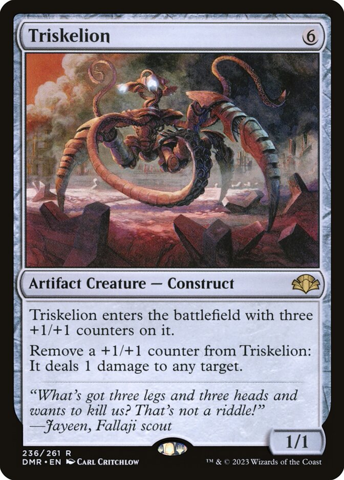 Triskelion 236/261 (Dominaria Remastered)  - Foil | Good Games Modbury
