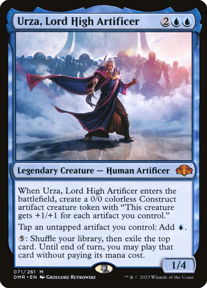 Urza, Lord High Artificer 71/261 (Dominaria Remastered)  - Foil | Good Games Modbury